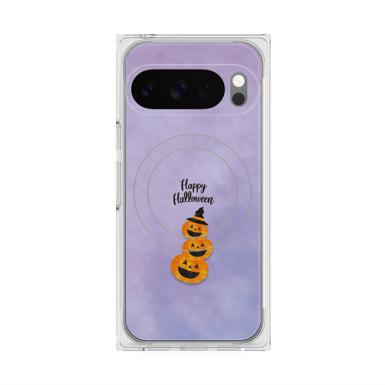 Premium Square Case with Pixelsnap［ Happy Halloween - Pumpkin ］