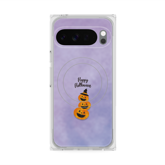 Premium Square Case with Pixelsnap［ Happy Halloween - Pumpkin ］