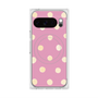 Premium Square Case with Pixelsnap［ Watercolor Dots Retro Color - Pink ］