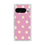Premium Square Case with Pixelsnap［ Watercolor Dots Retro Color - Pink ］