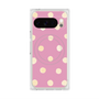 Premium Square Case with Pixelsnap［ Watercolor Dots Retro Color - Pink ］