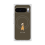 Premium Square Case with Pixelsnap［ Never Mind - Brown ］