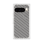Premium Square Case with Pixelsnap［ Small Stripe - Gray × Black ］