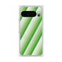 Premium Square Case with Pixelsnap［ Middle Stripe - Green ］