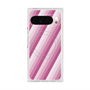 Premium Square Case with Pixelsnap［ Middle Stripe - Pink ］