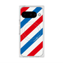 Premium Square Case with Pixelsnap［ Big Stripe - Red × Blue ］