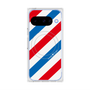 Premium Square Case with Pixelsnap［ Big Stripe - Red × Blue ］