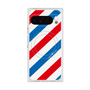 Premium Square Case with Pixelsnap［ Big Stripe - Red × Blue ］