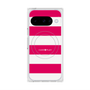Premium Square Case with Pixelsnap［ Big Border - Pink ］
