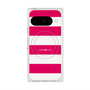 Premium Square Case with Pixelsnap［ Big Border - Pink ］