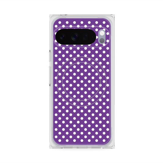 Premium Square Case with Pixelsnap［ Small Dot - Purple ］