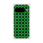 Premium Square Case with Pixelsnap［ Shower Dot - Green ］