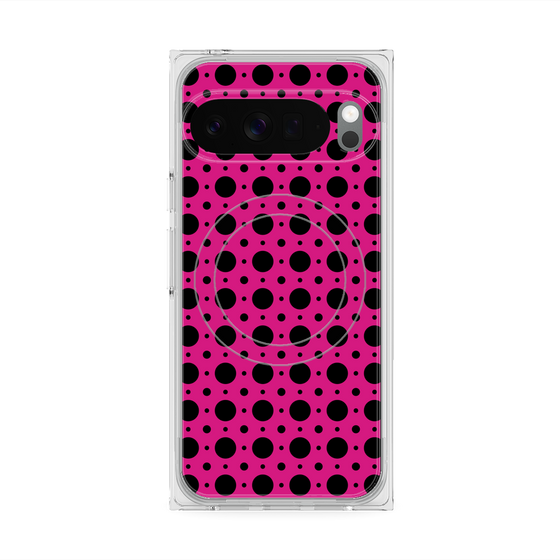Premium Square Case with Pixelsnap［ Shower Dot - Pink ］