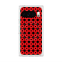 Premium Square Case with Pixelsnap［ Shower Dot - Red ］