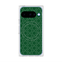 Premium Square Case with Pixelsnap［ Dot Circle - Green ］