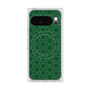 Premium Square Case with Pixelsnap［ Dot Circle - Green ］