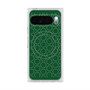 Premium Square Case with Pixelsnap［ Dot Circle - Green ］