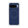 Premium Square Case with Pixelsnap［ Dot Circle - Navy ］