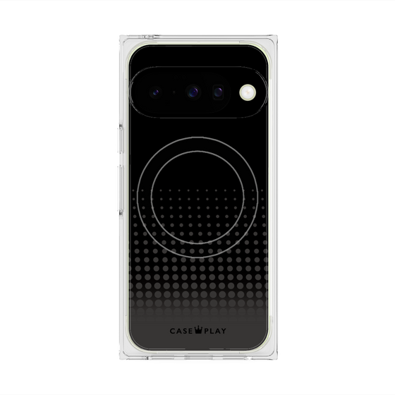 Premium Square Case with Pixelsnap［ Dot Gradation - Black ］