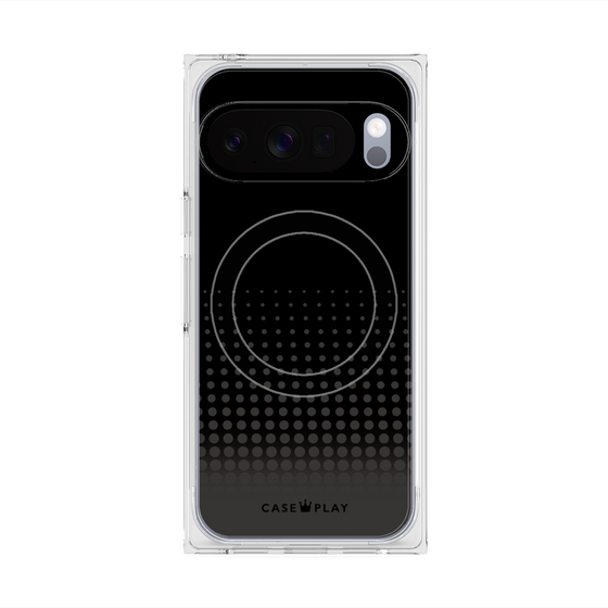 Premium Square Case with Pixelsnap［ Dot Gradation - Black ］