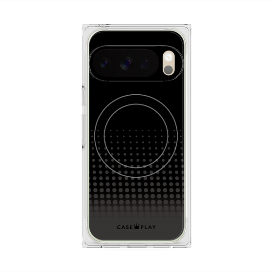 Premium Square Case with Pixelsnap［ Dot Gradation - Black ］