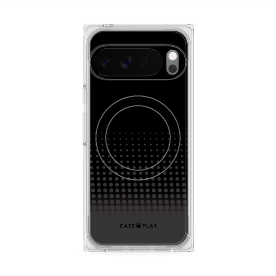 Premium Square Case with Pixelsnap［ Dot Gradation - Black ］