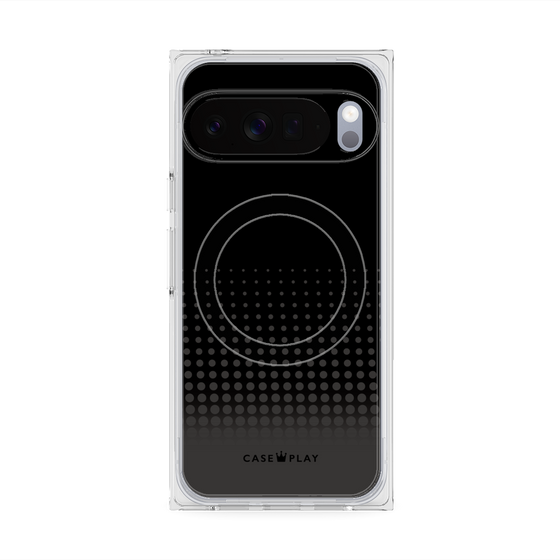 Premium Square Case with Pixelsnap［ Dot Gradation - Black ］
