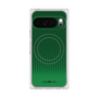 Premium Square Case with Pixelsnap［ Dot Gradation - Green ］