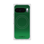 Premium Square Case with Pixelsnap［ Dot Gradation - Green ］