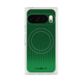 Premium Square Case with Pixelsnap［ Dot Gradation - Green ］