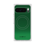 Premium Square Case with Pixelsnap［ Dot Gradation - Green ］