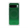 Premium Square Case with Pixelsnap［ Dot Gradation - Green ］