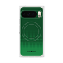 Premium Square Case with Pixelsnap［ Dot Gradation - Green ］