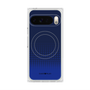 Premium Square Case with Pixelsnap［ Dot Gradation - Blue ］
