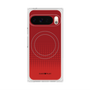Premium Square Case with Pixelsnap［ Dot Gradation - Red ］