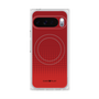 Premium Square Case with Pixelsnap［ Dot Gradation - Red ］