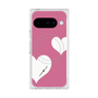 Premium Square Case with Pixelsnap［ Two Hearts - Pink ］