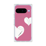 Premium Square Case with Pixelsnap［ Two Hearts - Pink ］