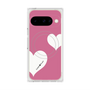 Premium Square Case with Pixelsnap［ Two Hearts - Pink ］