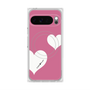 Premium Square Case with Pixelsnap［ Two Hearts - Pink ］