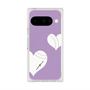 Premium Square Case with Pixelsnap［ Two Hearts - Purple ］