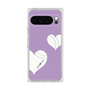 Premium Square Case with Pixelsnap［ Two Hearts - Purple ］