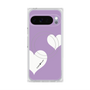 Premium Square Case with Pixelsnap［ Two Hearts - Purple ］