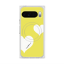 Premium Square Case with Pixelsnap［ Two Hearts - Yellow ］