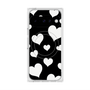 Premium Square Case with Pixelsnap［ Dot Hearts - Black ］