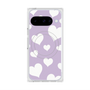 Premium Square Case with Pixelsnap［ Dot Hearts - Purple ］