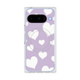 Premium Square Case with Pixelsnap［ Dot Hearts - Purple ］