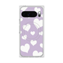 Premium Square Case with Pixelsnap［ Dot Hearts - Purple ］