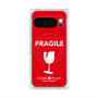 Premium Square Case with Pixelsnap［ FRAGILE - Red ］