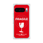 Premium Square Case with Pixelsnap［ FRAGILE - Red ］